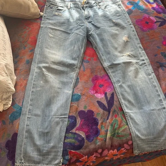 Banana Republic Faded Blue Denim Jeans - Picture 1 of 3